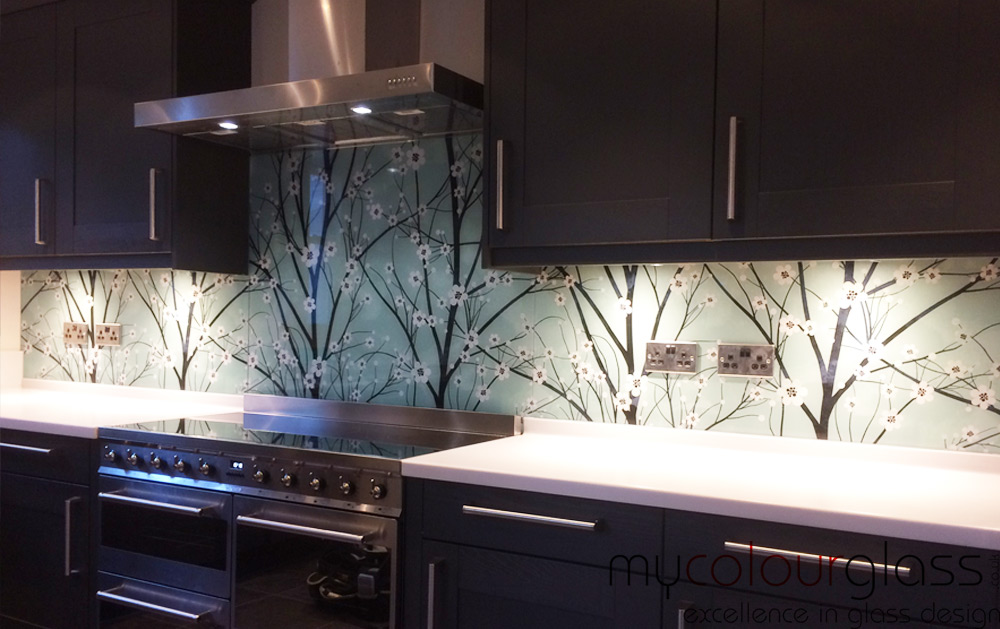 glass splashbacks in Perth, WA create bespoke piece